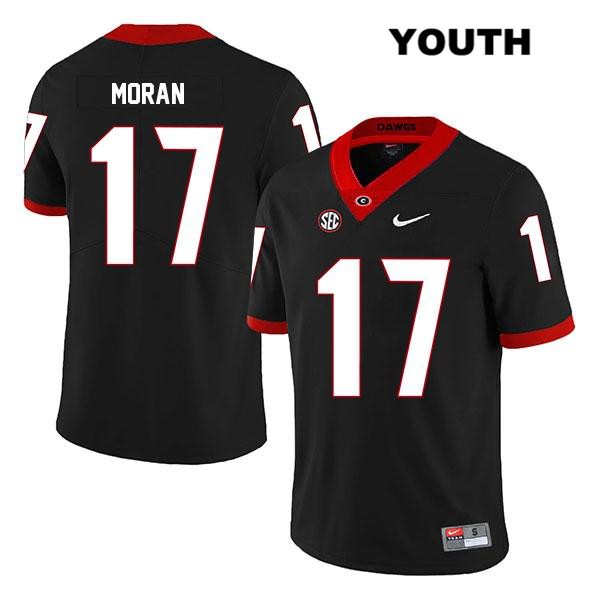 Georgia Bulldogs Youth Josh Moran #17 NCAA Legend Authentic Black Nike Stitched College Football Jersey SGO4056CD